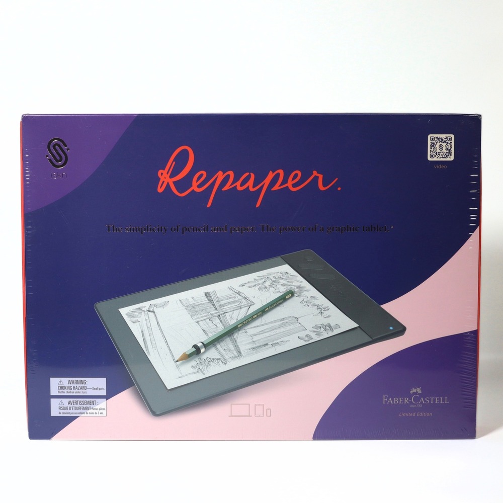 iskn Repaper Faber-Castell Limited Edition Graphic Drawing Tablet SLTA5P-4C1 NEW